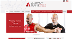 Desktop Screenshot of anatomytrainsaustralia.com