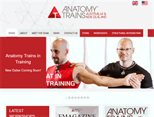 Tablet Screenshot of anatomytrainsaustralia.com